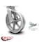 Service Caster 8 Inch V Groove Semi Steel Swivel Caster with Roller Bearing and Swivel Lock SCC SCC-30CS820-VGR-BSL - alternate 6